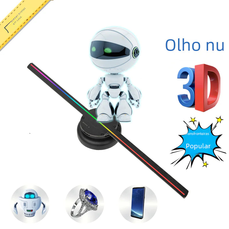 3D Holographic LED Fan Display Screen